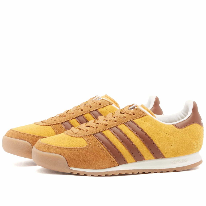 Photo: Adidas Allteam Sneakers in Preloved Yellow/Off White