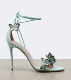 Aquazzura Papillon appliqué leather sandals