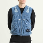 Stone Island Men's David Light Indigo-TC Vest in Indigo