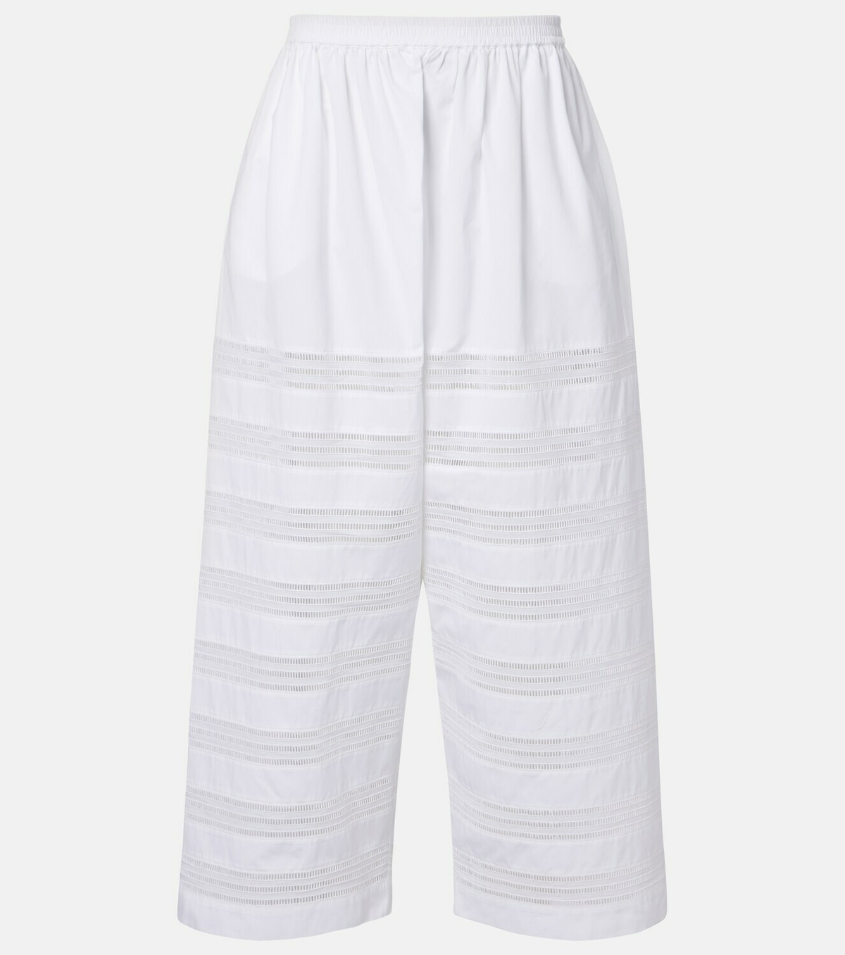 Alaïa Cotton poplin wide-leg culottes