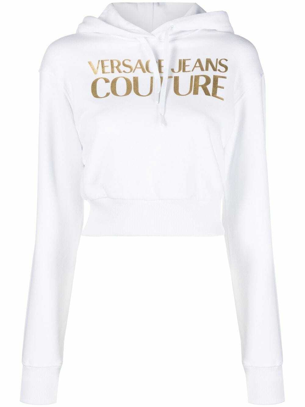Versace Grey Logo Appliqué Sweatshirt