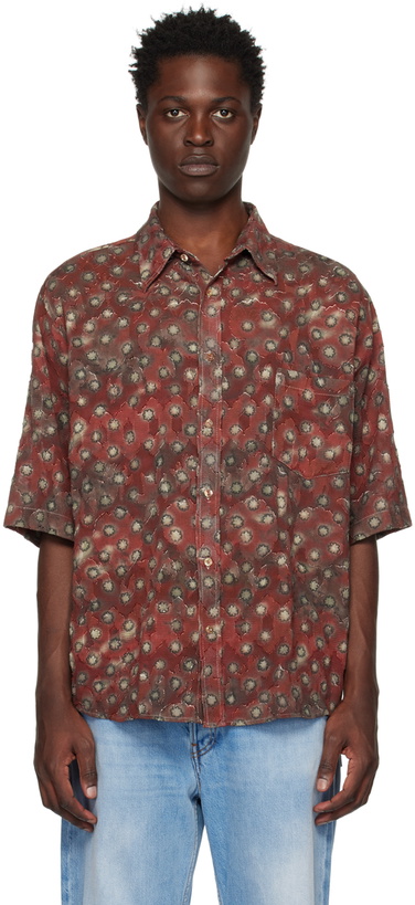 Photo: Acne Studios Red Floral Shirt