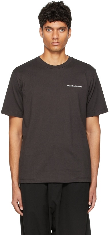 Photo: White Mountaineering Black Blurred Logo T-Shirt