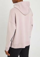 ON Logo Stretch-jersey Hooded Sweatshirt Mauve