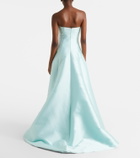 Costarellos Mavia embellished bustier gown