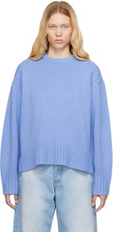 Guest in Residence Blue Cozy Crew Sweater
