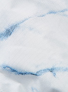 Nanga - Aurora Logo-Print Padded Marble-Effect Shell Down Jacket - White