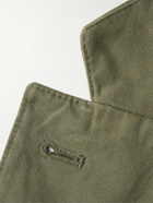 Officine Générale - Armie Unstructured Organic Cotton-Twill Blazer - Green