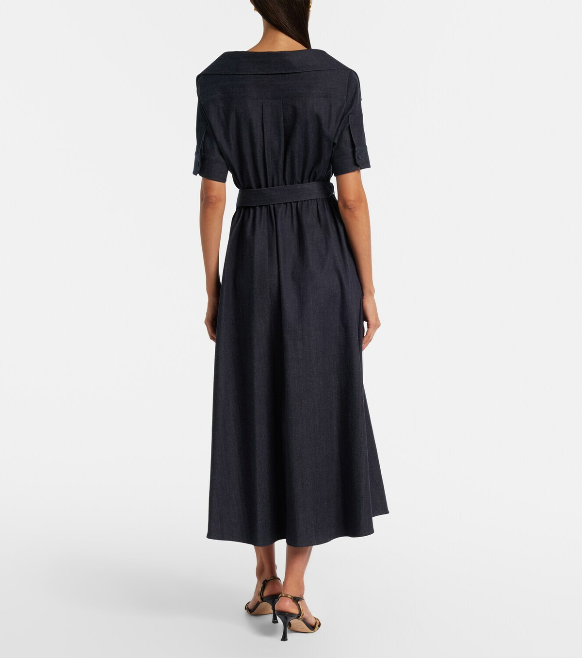 Altuzarra Lydia wrapped denim midi dress