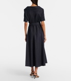 Altuzarra Lydia wrapped denim midi dress