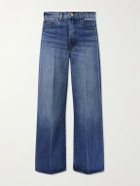 The Elder Statesman - Hunter Wide-Leg Organic Jeans - Blue