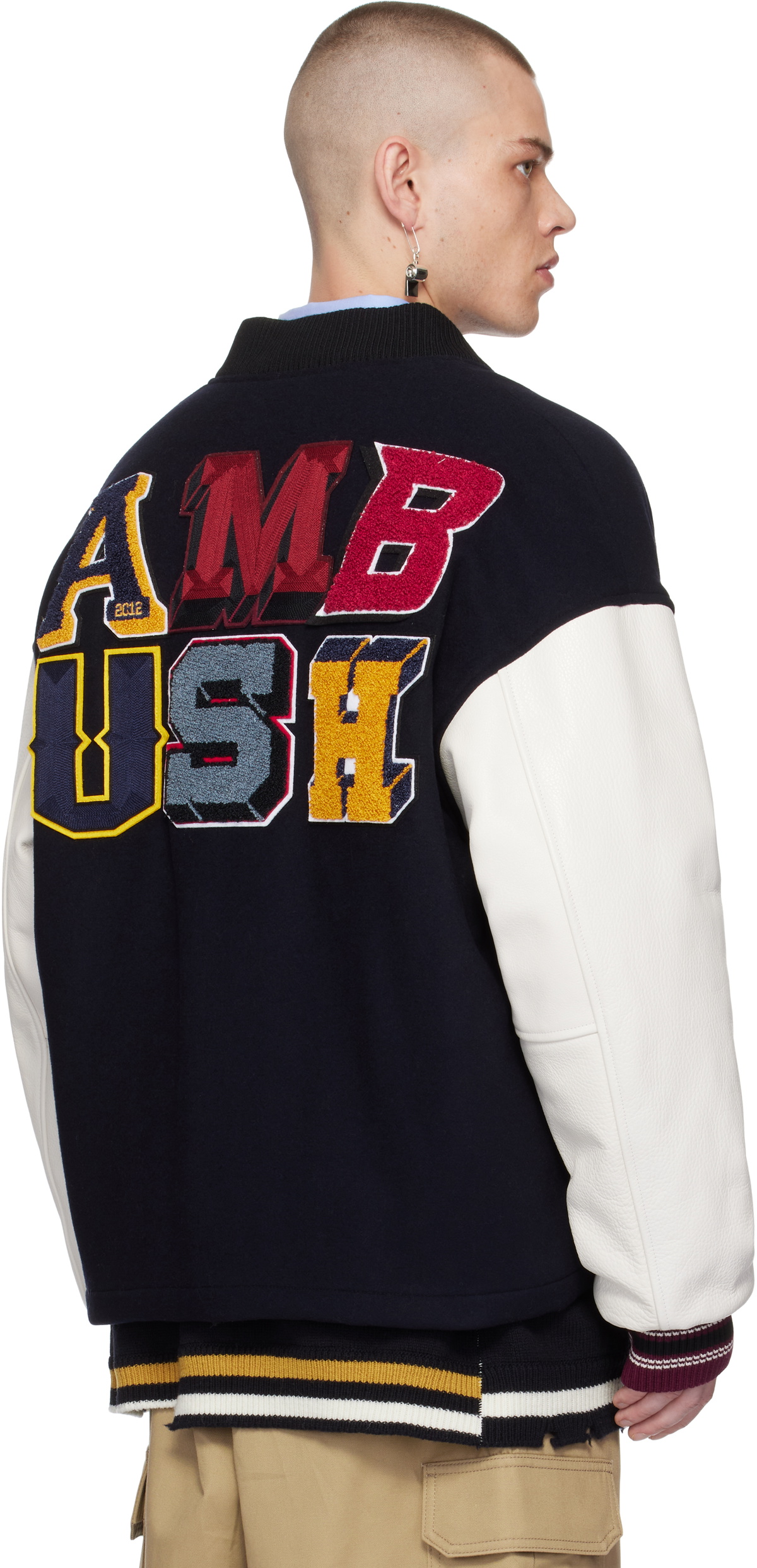 AMBUSH Navy Stadium Bomber Jacket