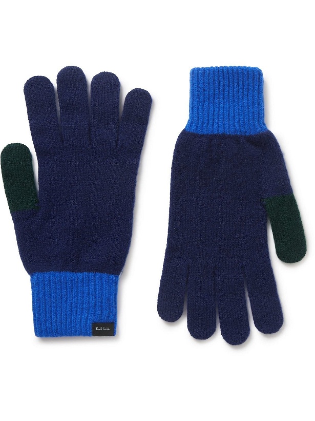 Photo: Paul Smith - Logo-Appliquéd Wool Gloves