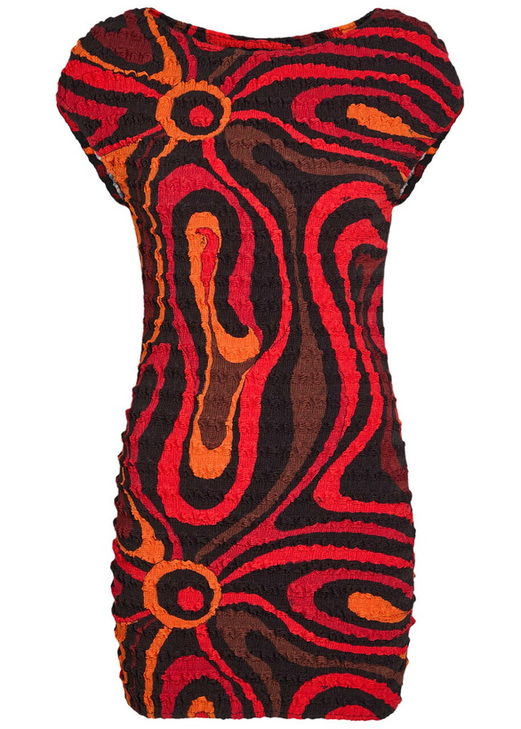 Photo: Pucci Printed Seersucker Mini Dress Orange