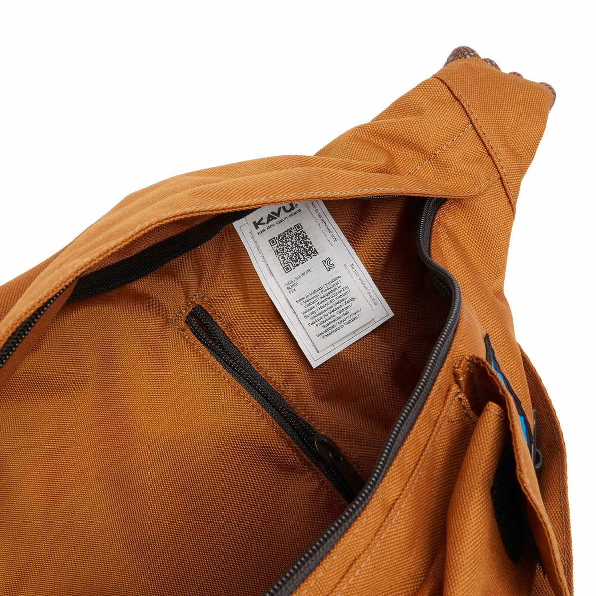 KAVU Sling Bag, Zaino A Tracolla In Poliestere 600D, Teak, 10L - Unisex, Impermeabile E Resistente
