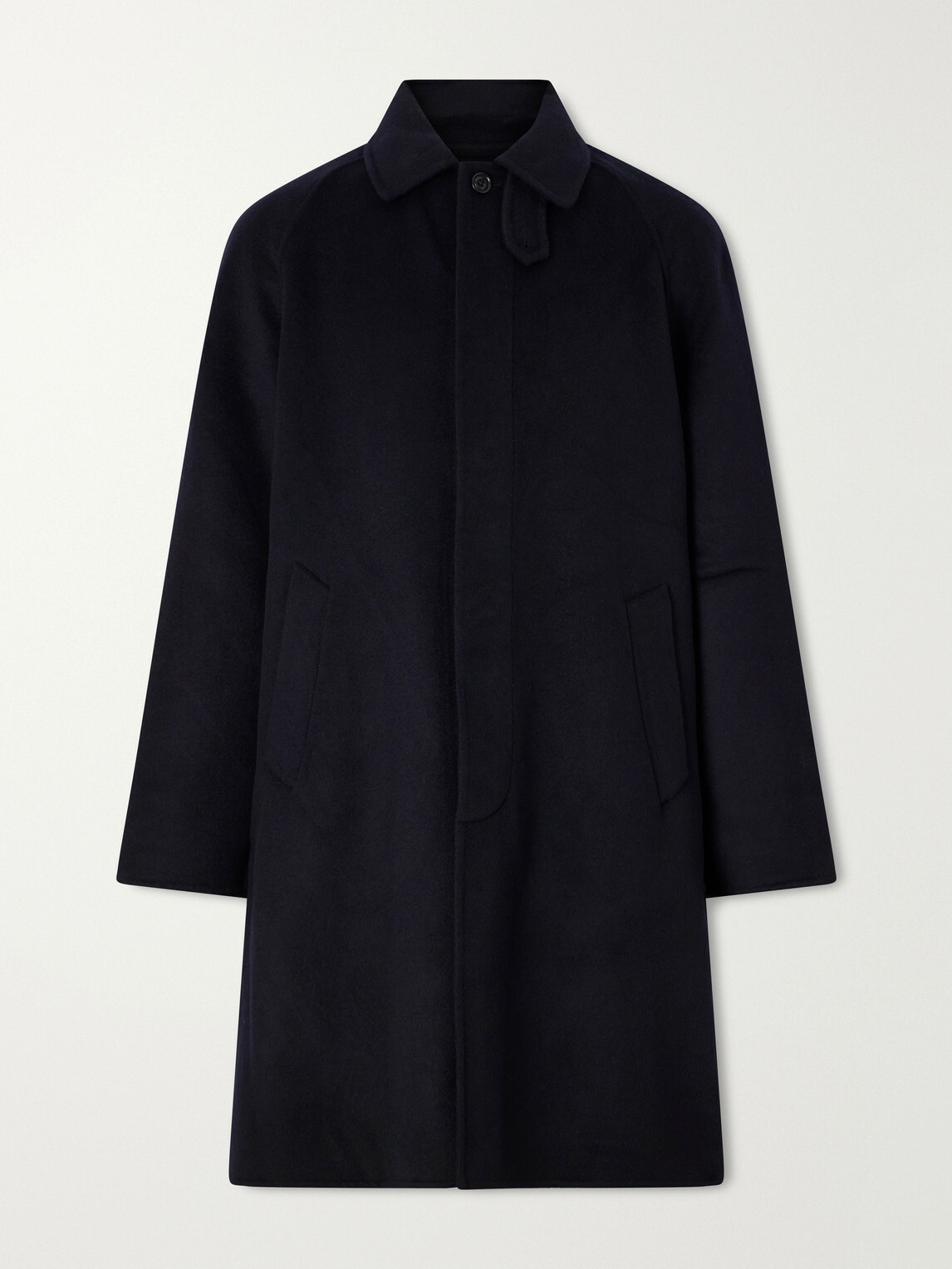 Hartford - Craig Double-Faced Wool-Blend Coat - Blue