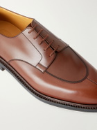J.M. Weston - Half Hunt Leather Derby Shoes - Brown