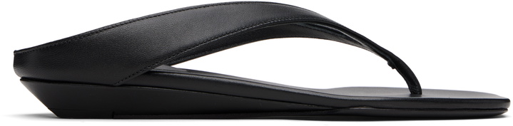 Photo: Loulou de Saison Black Coda Nappa Leather Sandals
