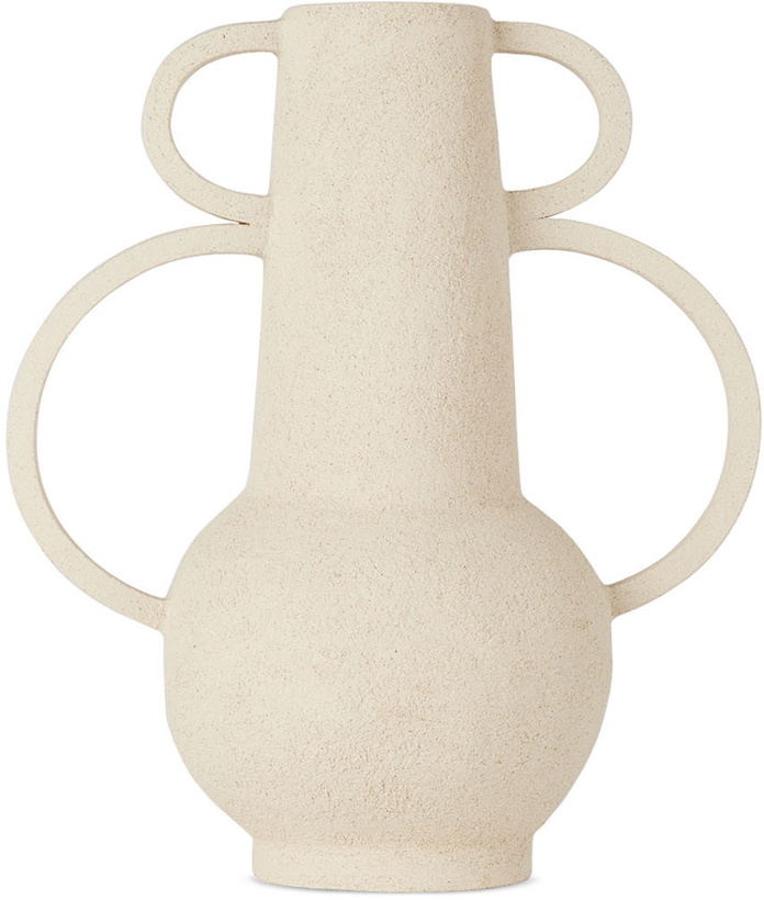 Photo: Carolina Levinton SSENSE Exclusive Beige #7 Handle Vase