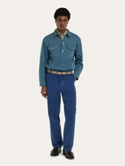 Ferragamo Mens Workwear shirt in Green