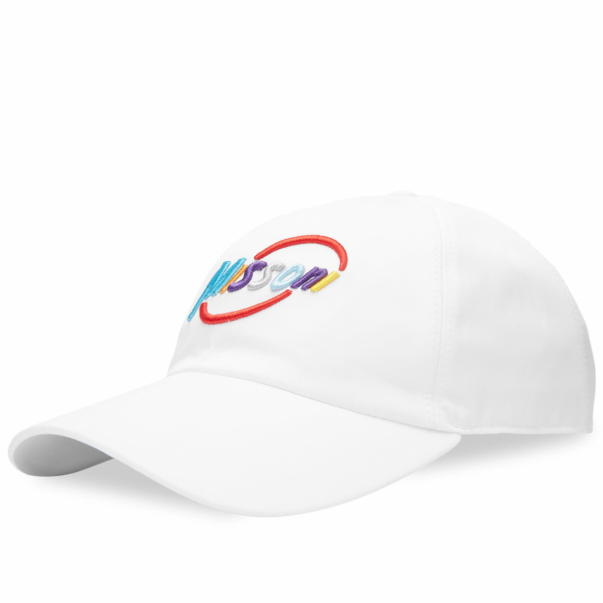 [未使用] missoni キャップ　ロゴデザイン　希少‼️ Missoni Men's Logo Cap in White Missoni