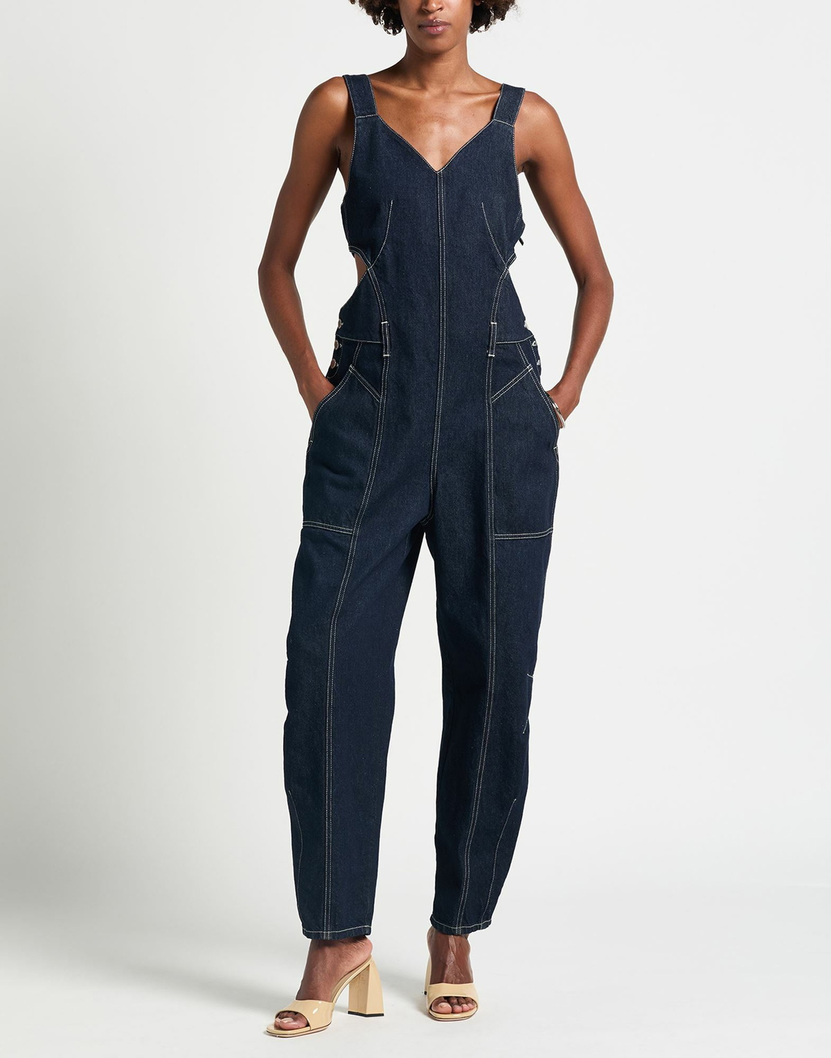 Alberta Ferretti Womens Jumpsuit in Blue