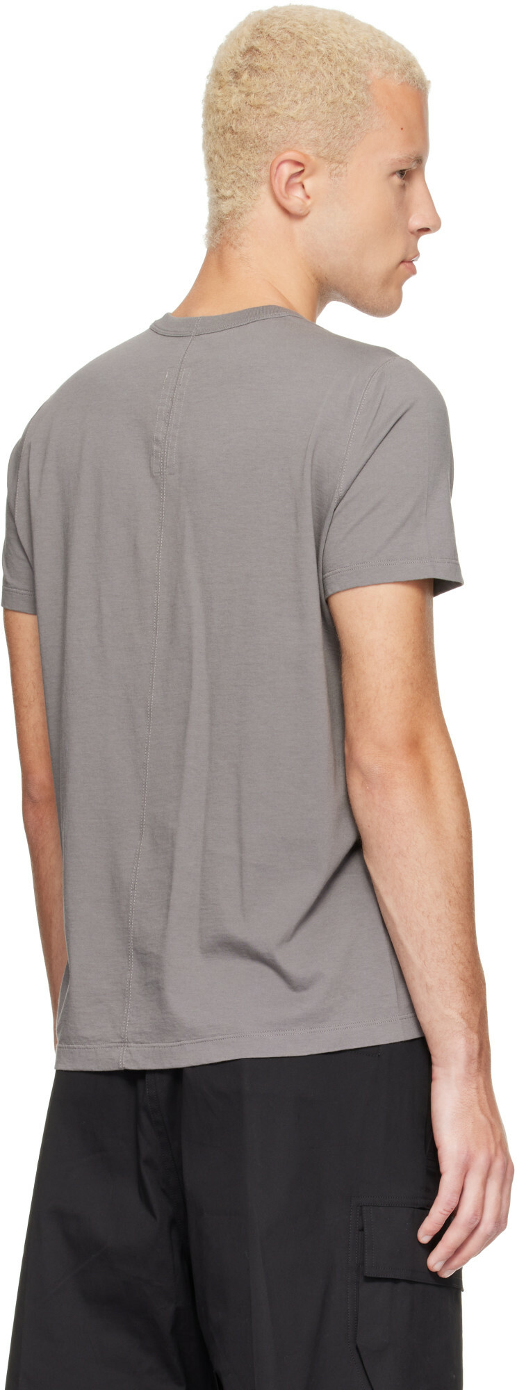 Rick Owens Gray Tower Short Level T-shirt