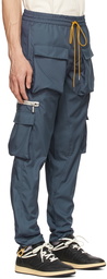 Rhude Navy Polyester Cargo Pants