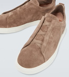 Zegna - Triple Stitch™ suede sneakers