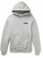 Y,IWO - Logo-Print Cotton-Jersey Hoodie - Gray