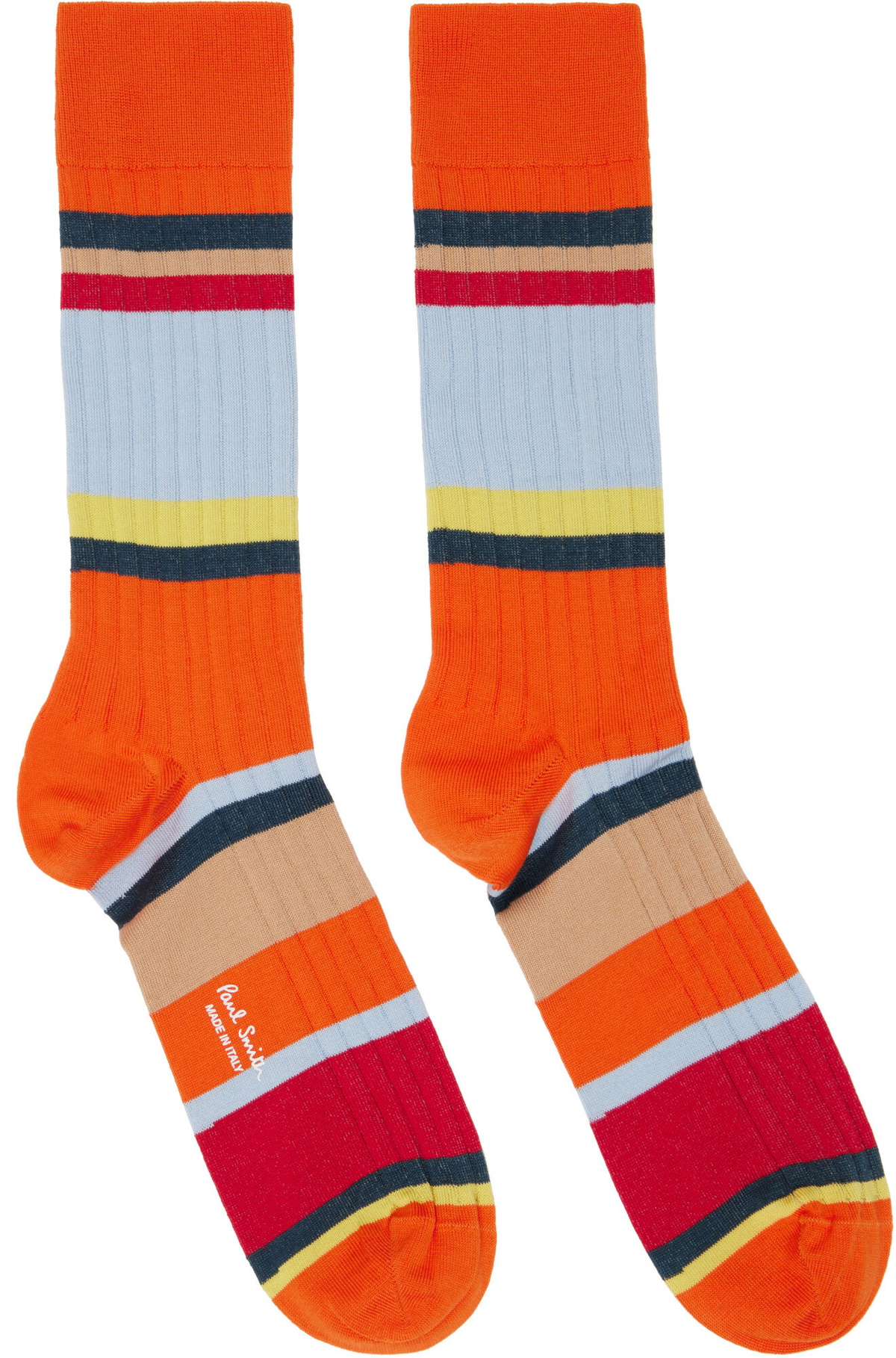 Paul Smith Three-Pack Multicolor Stripe Mix Socks