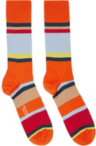 Paul Smith Three-Pack Multicolor Stripe Mix Socks