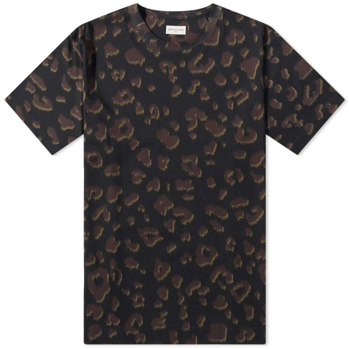 Photo: Dries Van Noten Men's Hertz Animal Print T-Shirt in Black