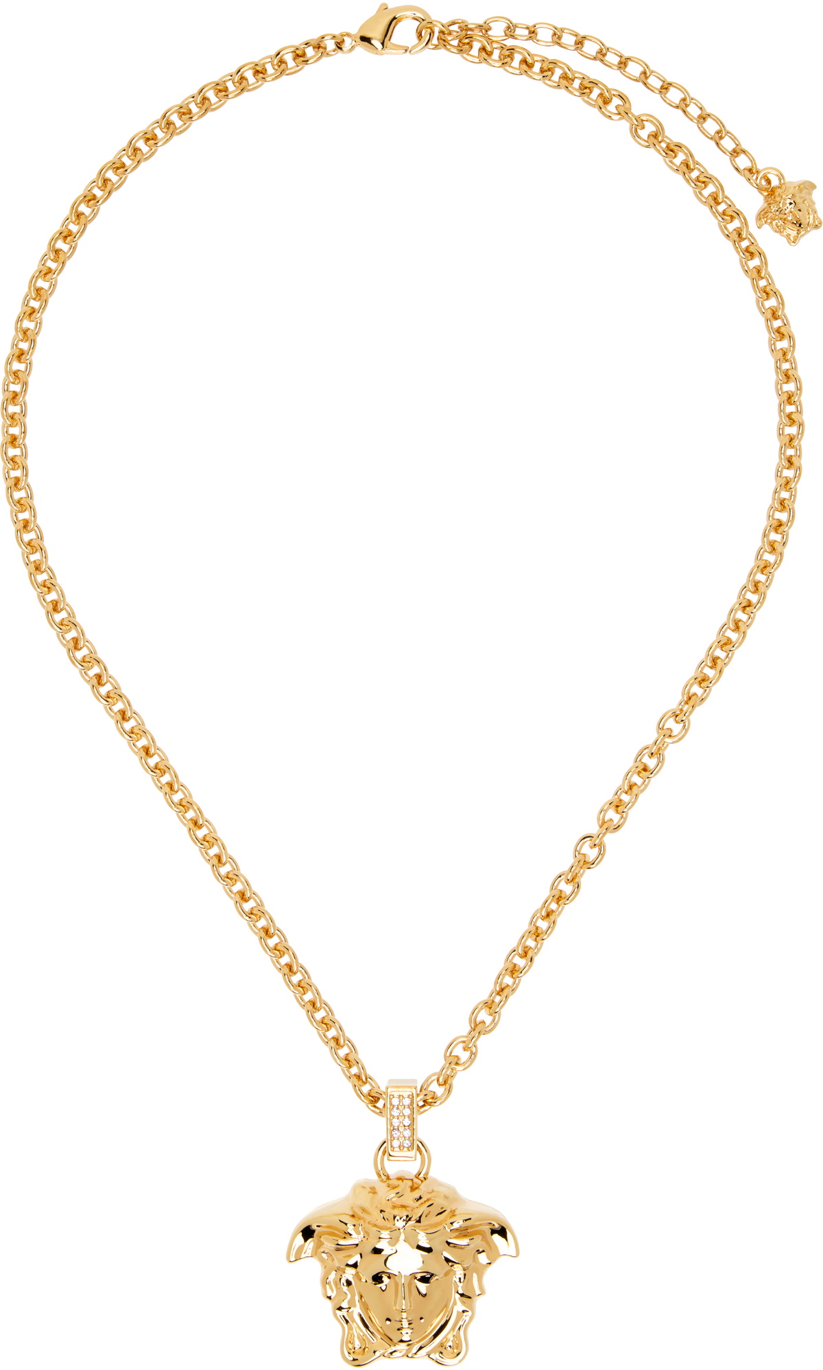 Versace Crystal 'La Medusa' Necklace