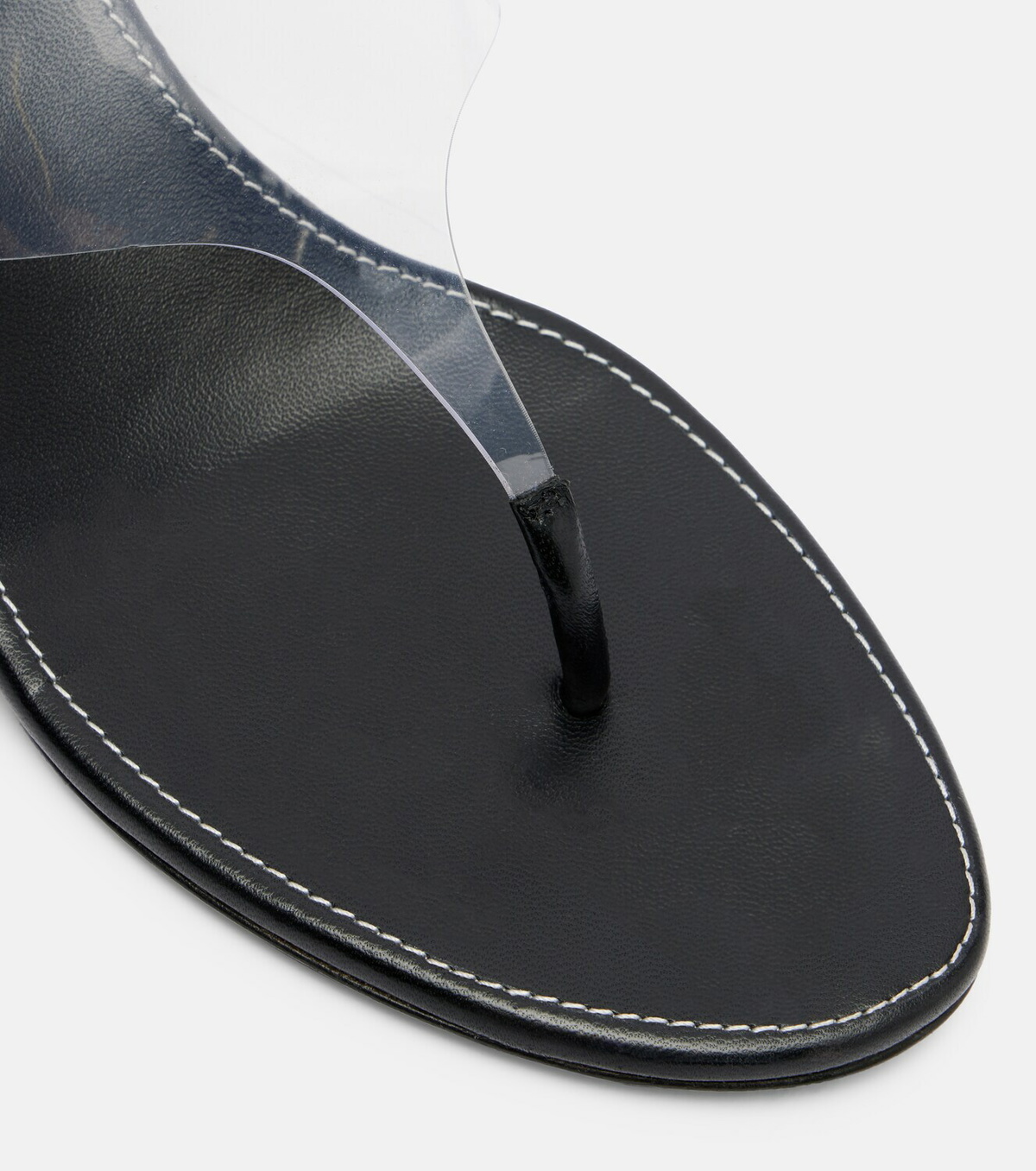 Magda Butrym Leather and PVC thong sandals