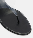Magda Butrym Leather and PVC thong sandals
