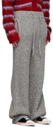 Marni Grey Rib Knit Lounge Pants