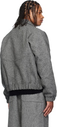 SAGE NATION Gray Jiji Wool Jacket