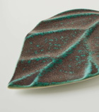 L'Objet Cenote Leaf Medium porcelain platter