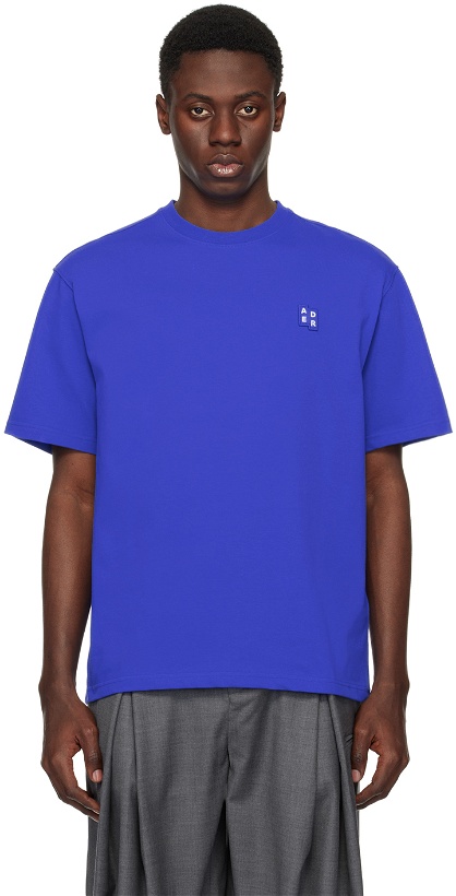 Photo: ADER error Blue TRS Tag 01 T-Shirt