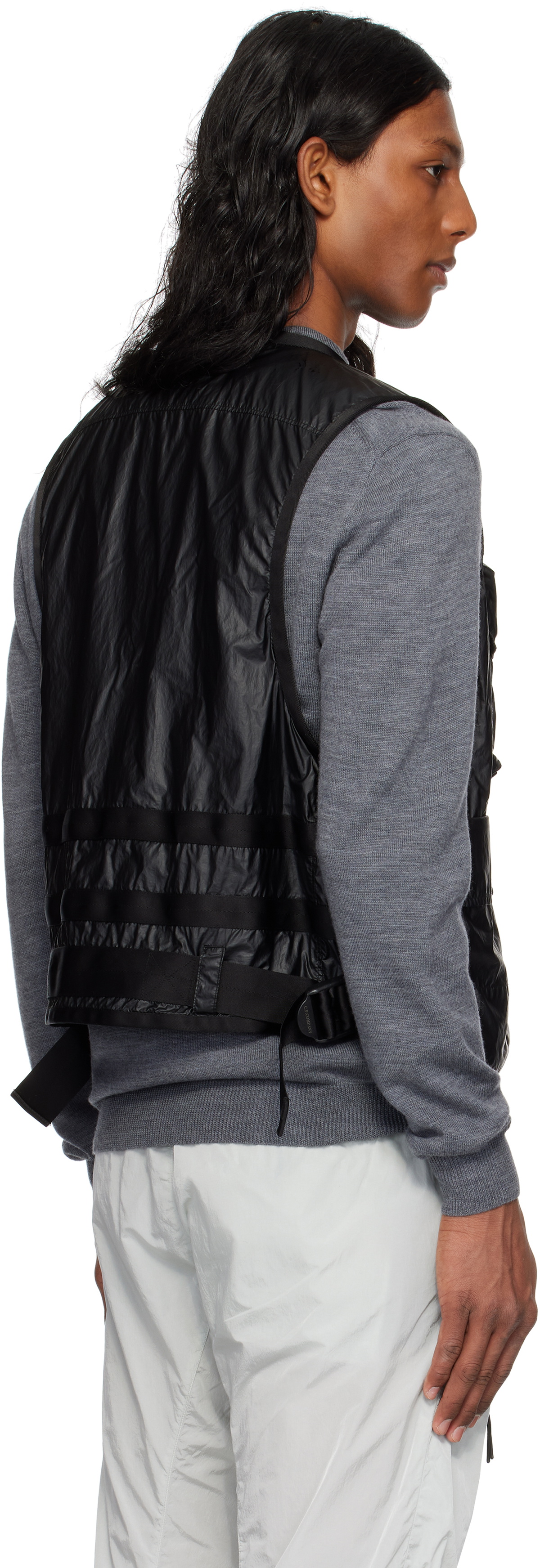 C.P. Company Black CS II Logo Vest