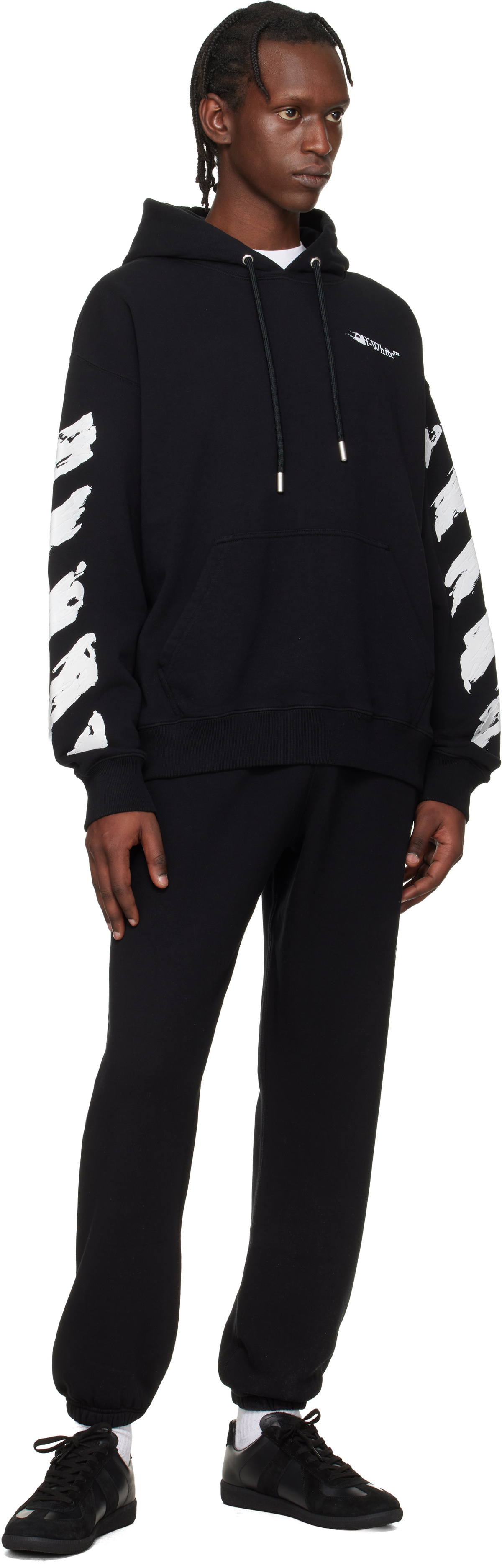 Off-White Black Ink Arrow Cuffed Sweatpants