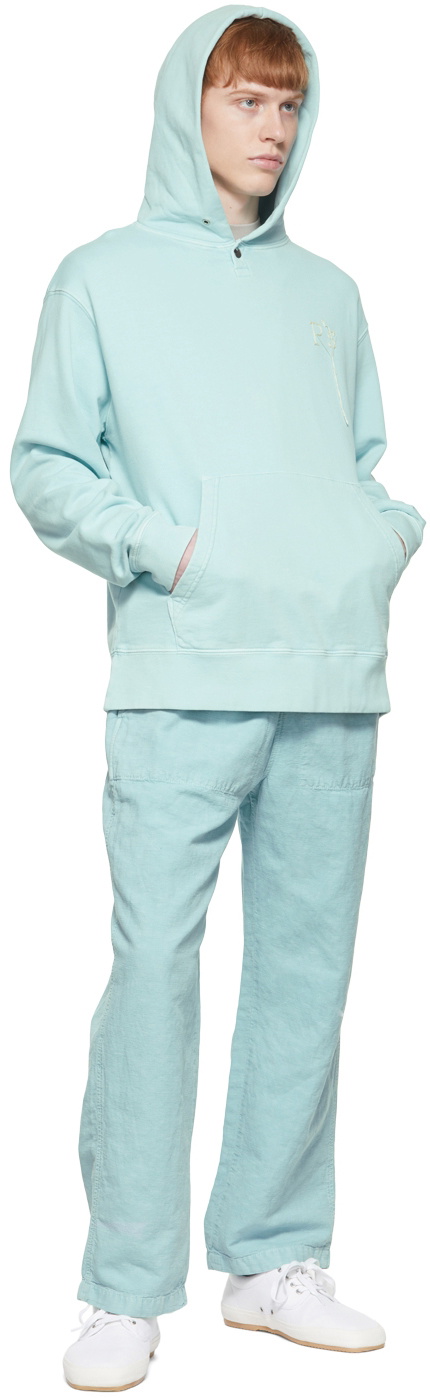 PRESIDENT's Blue Organic Cotton Hoodie