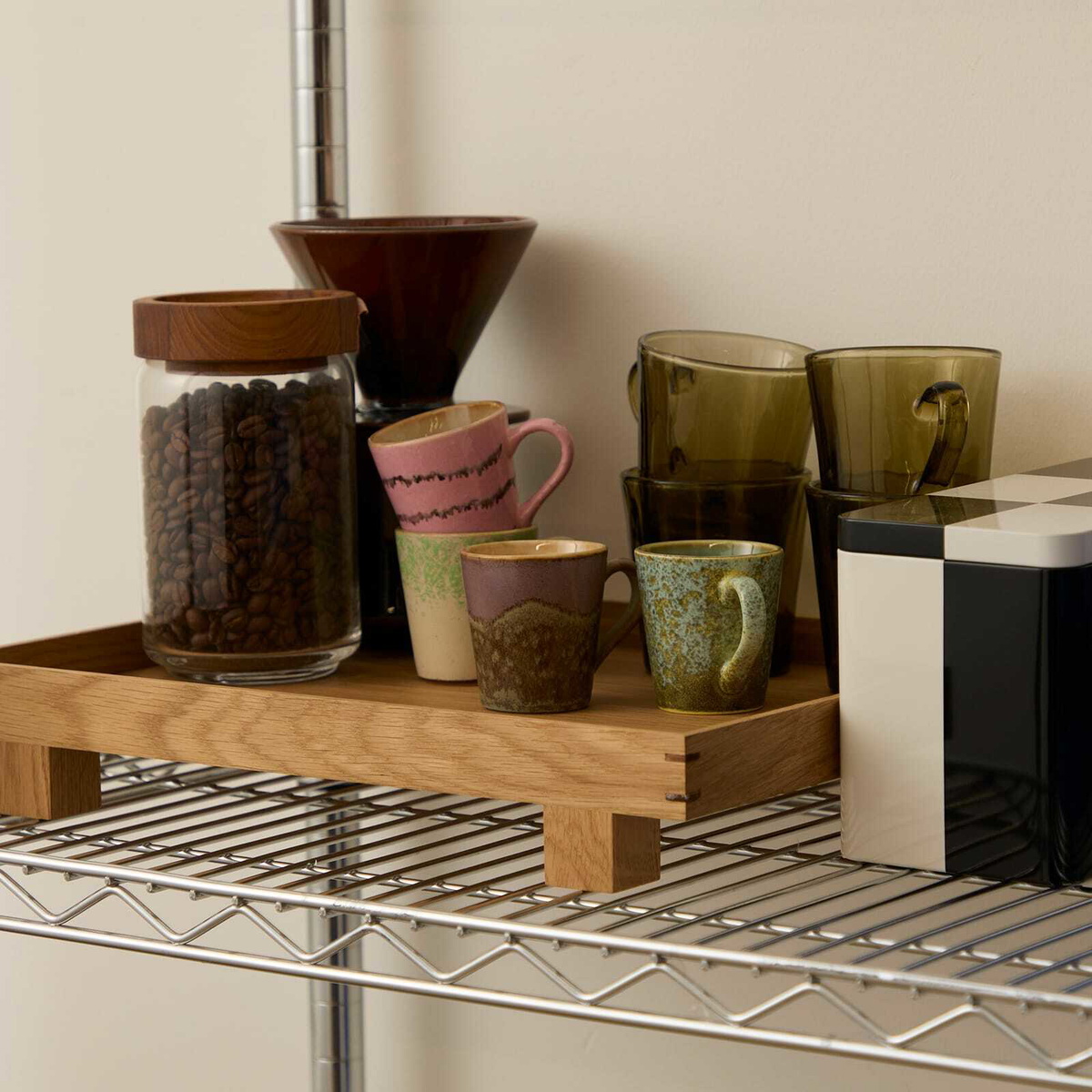 HKliving Espresso Mugs - Set of 4 in Brutalism 
