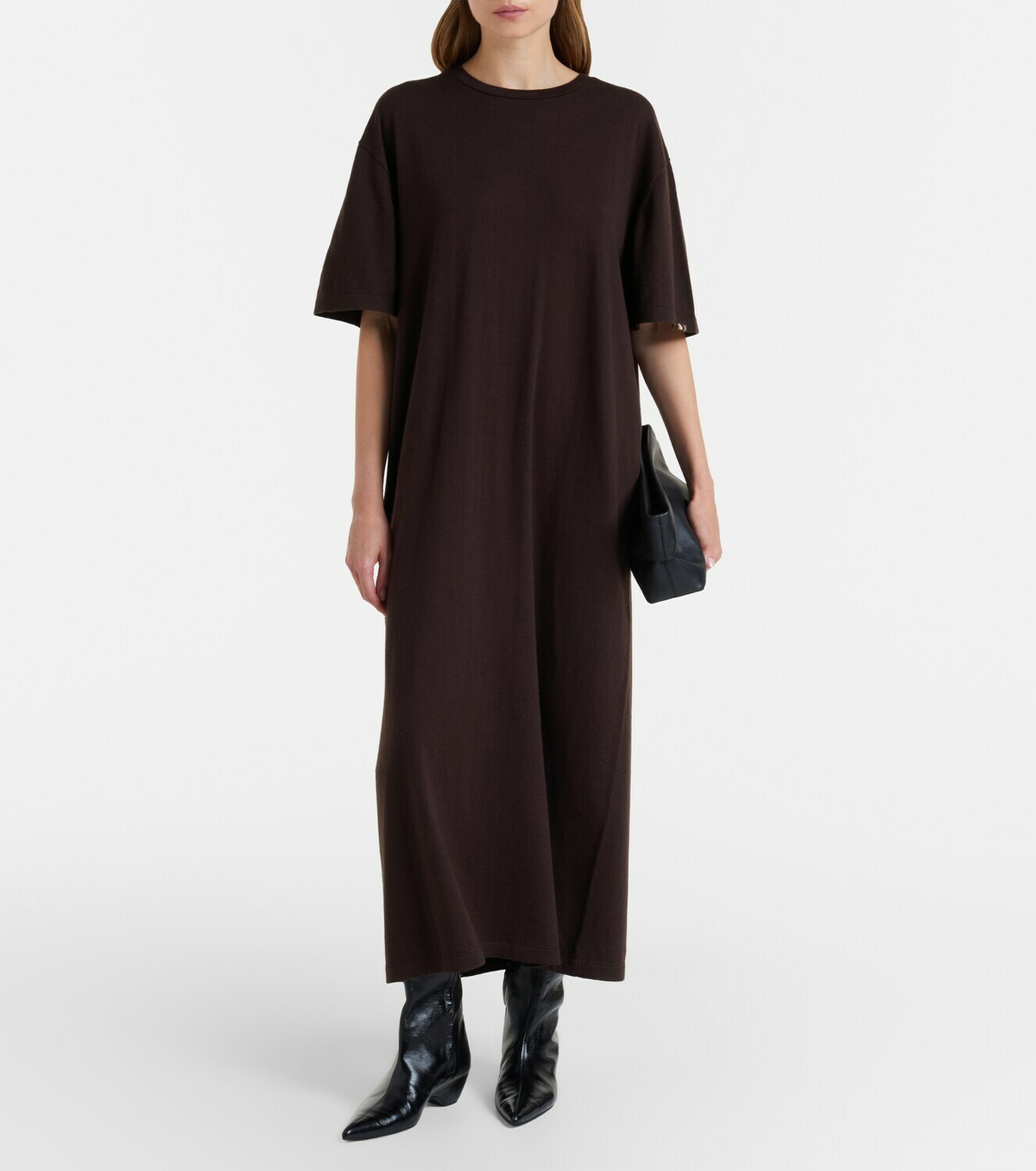 Extreme Cashmere N°321 Kris cotton and cashmere maxi dress