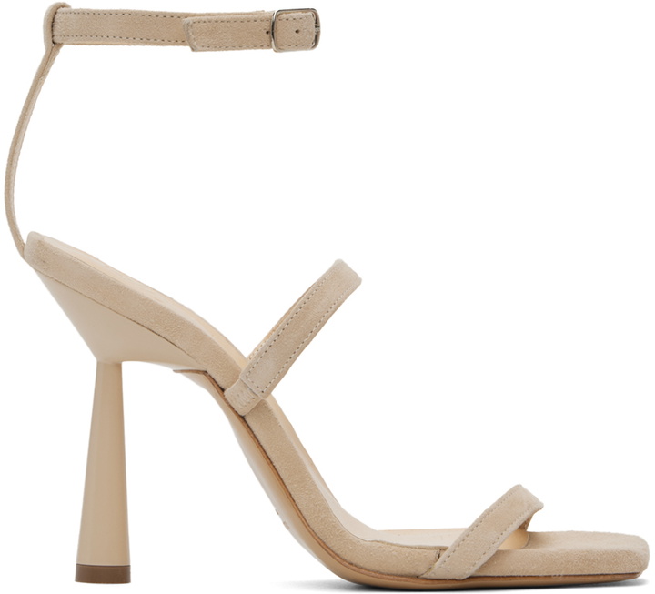 Photo: GIABORGHINI Beige Adaline Heeled Sandals