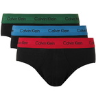 Calvin Klein Underwear - Three-Pack Stretch-Cotton Briefs - Black