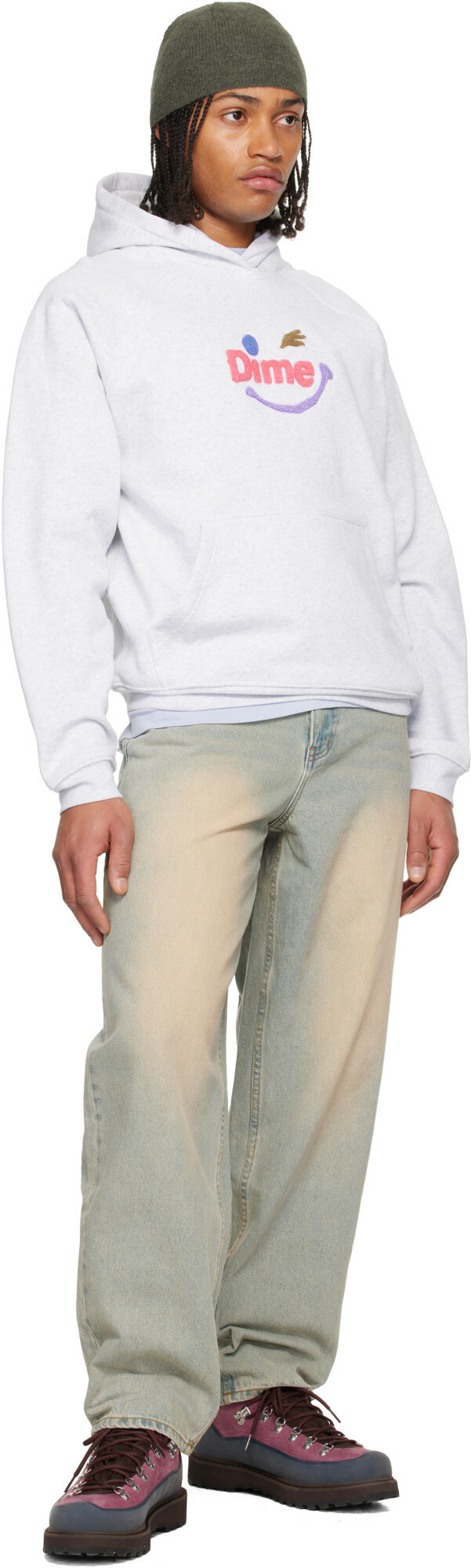 Dime Gray Winky Hoodie