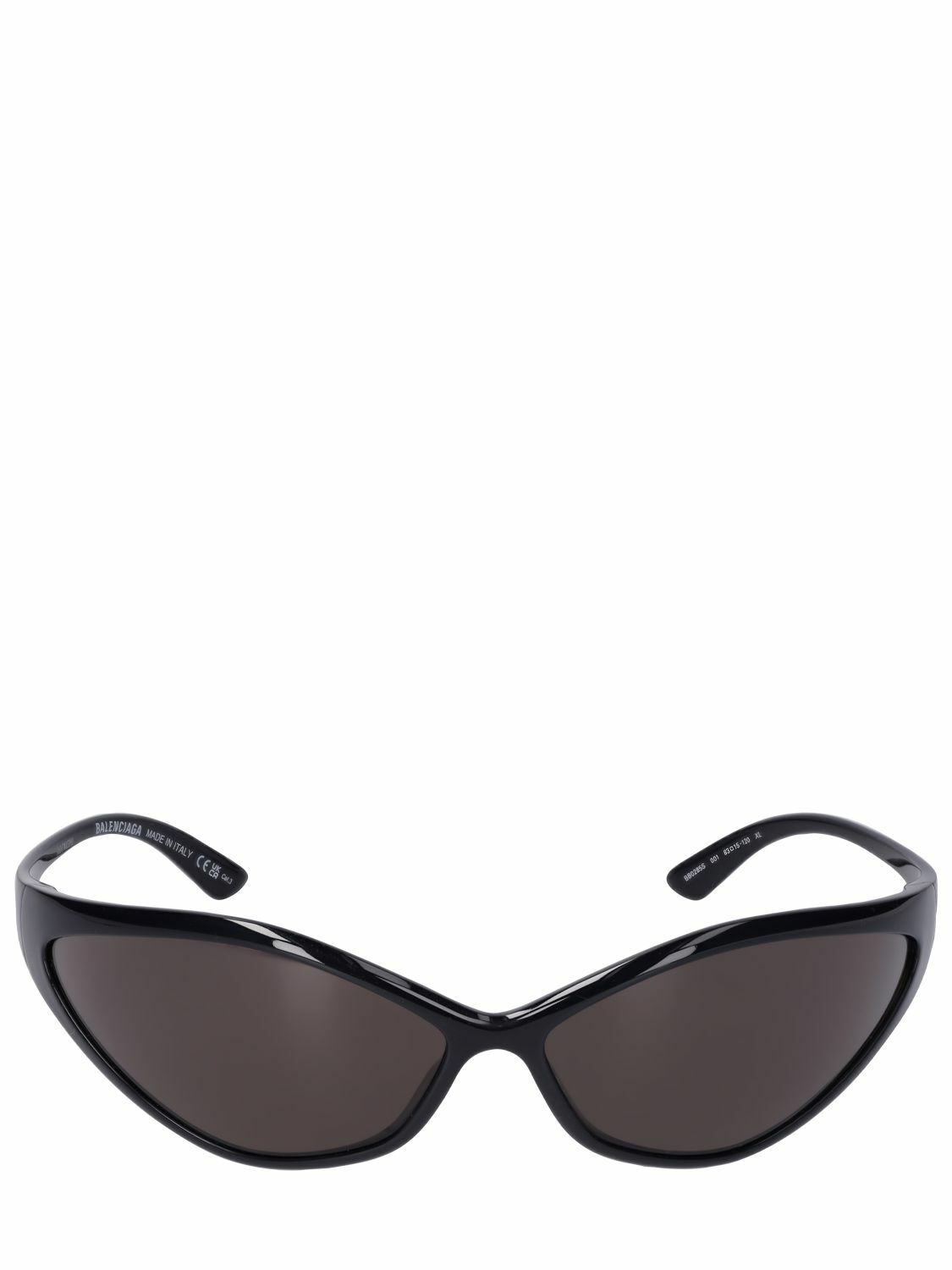 BALENCIAGA - 0285s 90s Oval Acetate Sunglasses Balenciaga