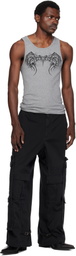 VETEMENTS Black Merged Cargo Pants